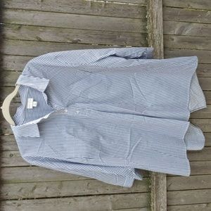 Pin stripe button down